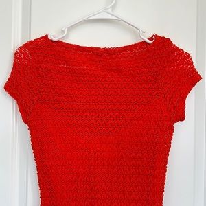 B.Darlin Red Mini Very Stretchy‎ Silhouette Dress Size 9/10